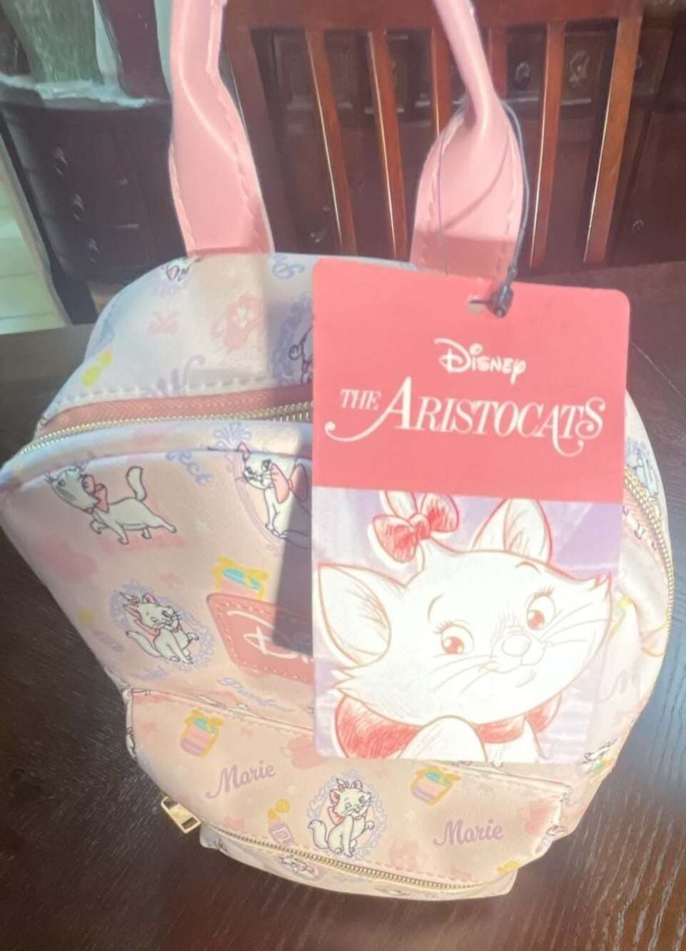 Disney The Aristocats Marie Print Mini Backpack - Picture 4 of 9